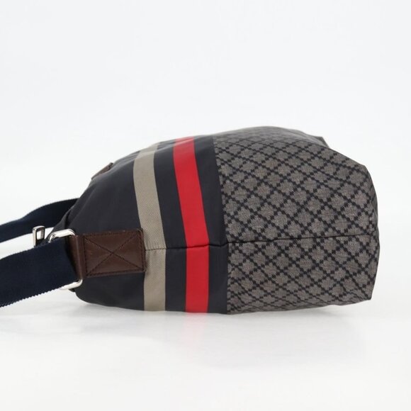 Authentic GUCCI Shoulder Bag Nylon Navy Silver 270410 - Picture 10 of 16